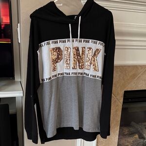 PINK Victoria's Secret Black Hoodie